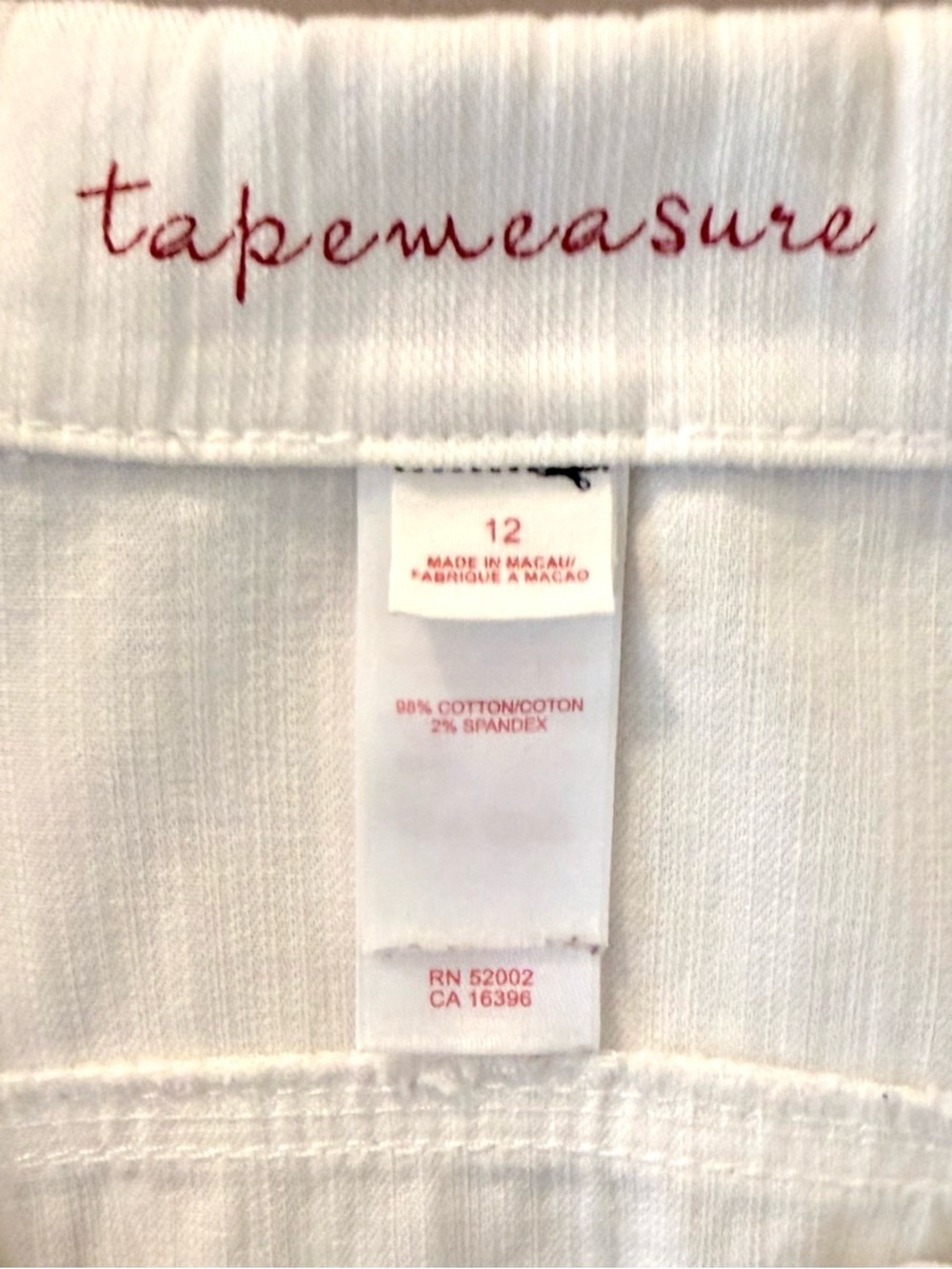 Vintage Tapemeasure by Anthropology Cropped White Jean Jacket - Picture 3 of 16